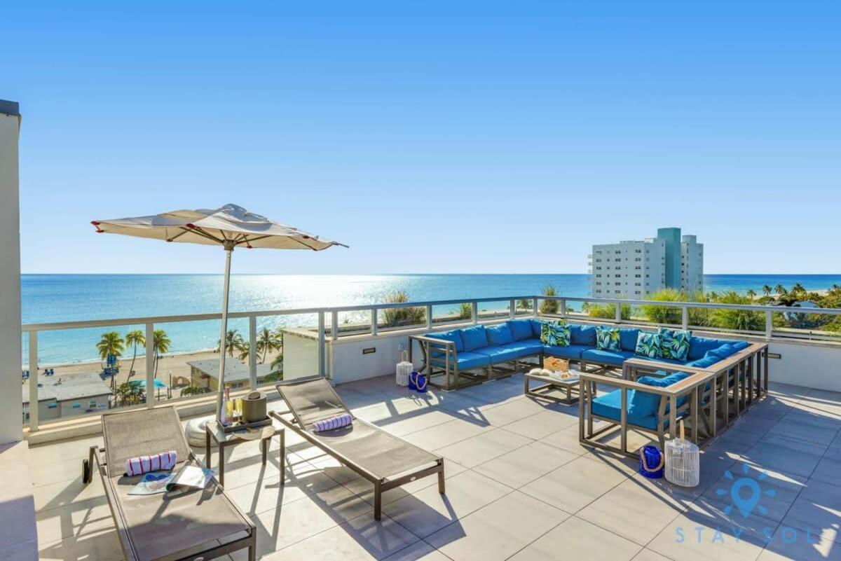 Rooftop Pool - Balcony - Hollywood Beach Broad - Walk Экстерьер фото
